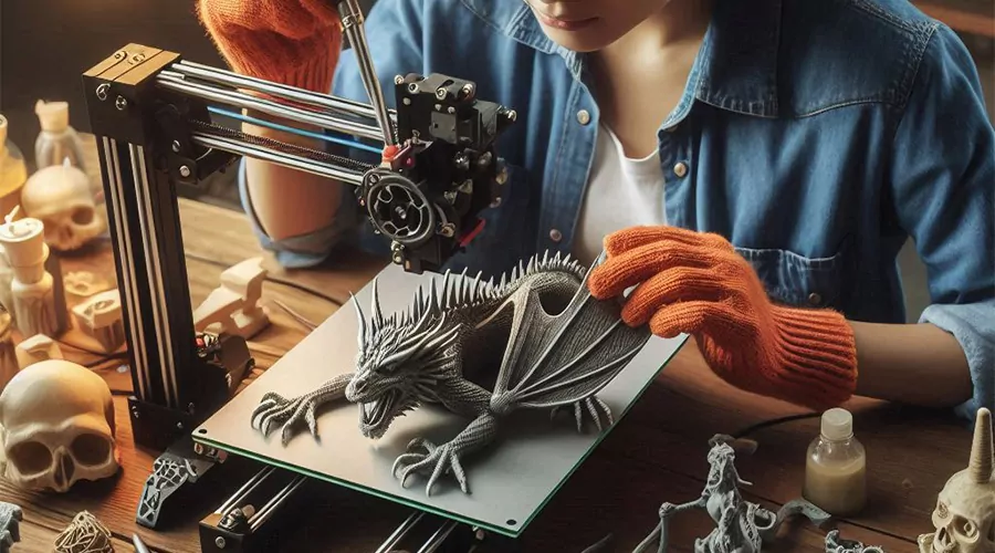 نحوه ساخت مجسمه با پرینتر سه بعدی