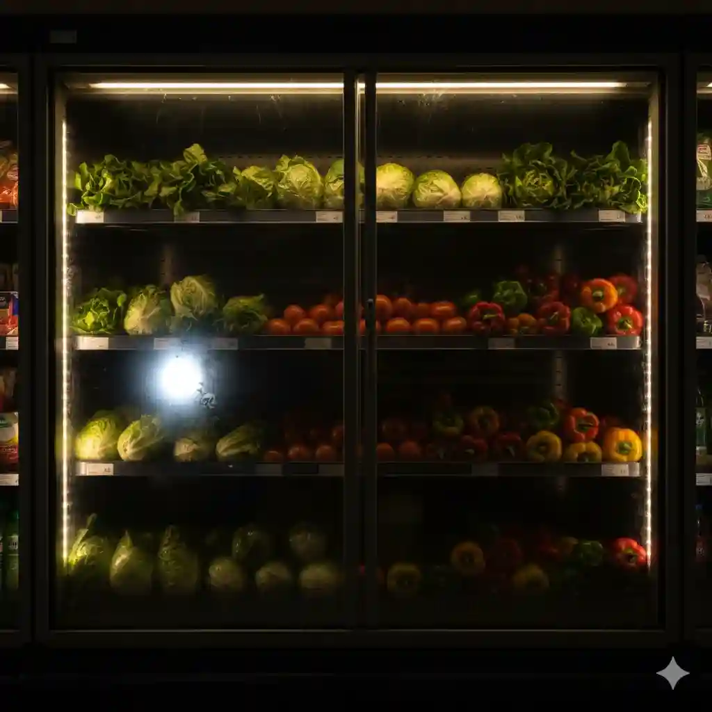 انتخاب یخچال بدون توجه به نورپردازی