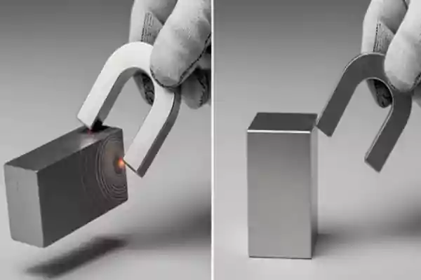 استیل آهنربا میگیره