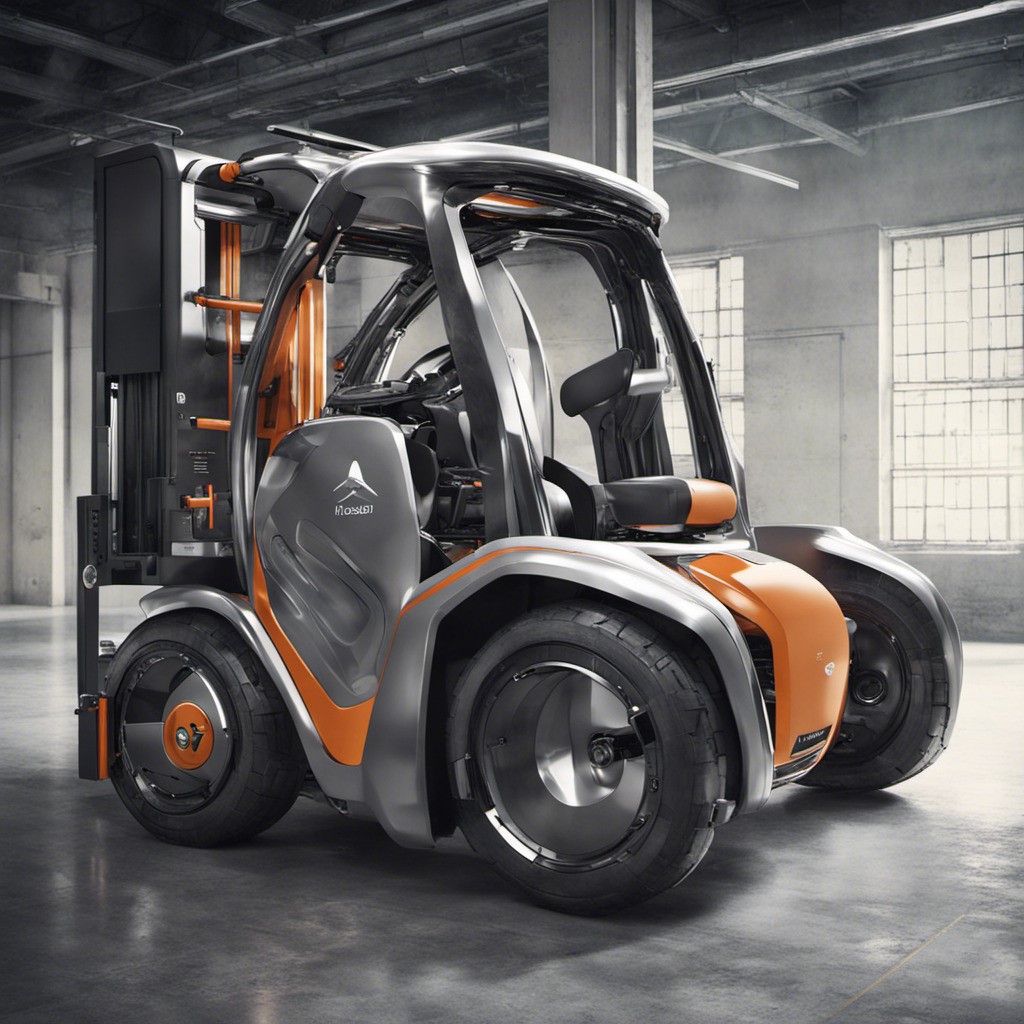 و حالا هوش مصنوعی لیفتراک های سال 2050 را پیش بینی کرده است!! (+عکس)