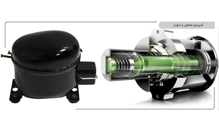 تفاوت کمپرسور معمولی و اینورتر یخچال در چیست؟