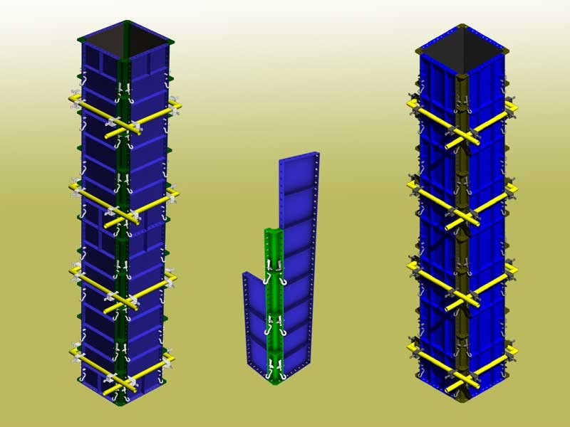 اجاره انواع جک سقفی و قالب بتنی فلزی ( ابزار کامل پیمانکاری )