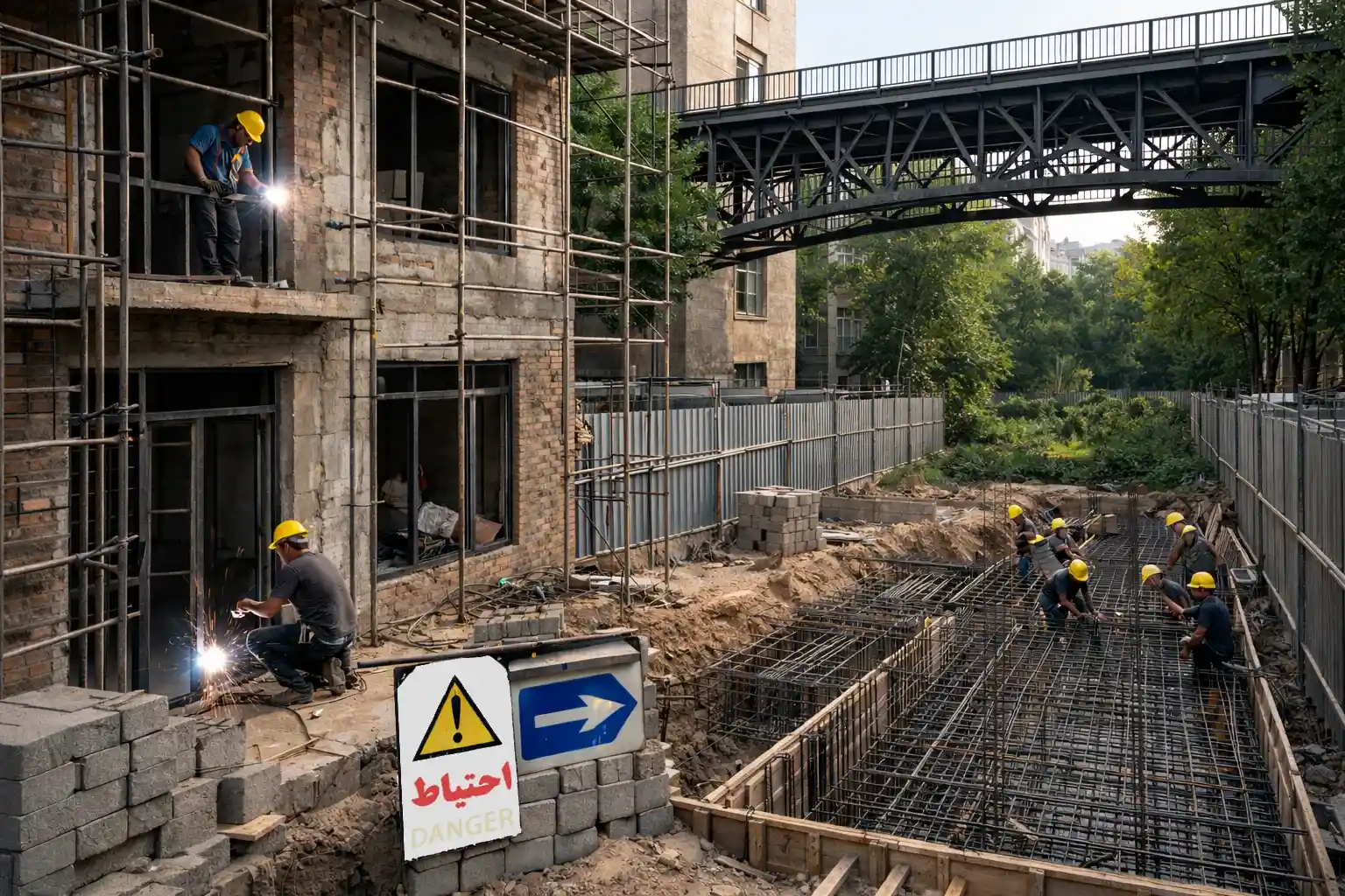 کاربرد مقاطع فولادی و فلزی در صنعت ساختمان سازی