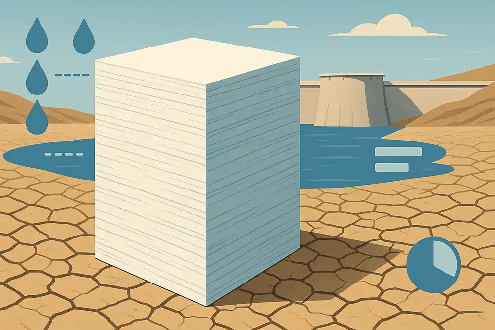 حران کم آبی در صنعت کاغذ