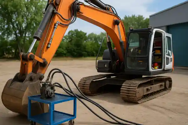 Fast on-site hydraulic service