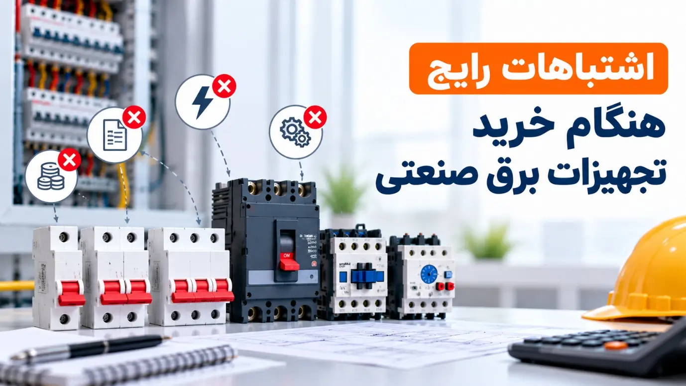 راهنمای انتخاب تجهیزات حفاظتی تابلو برق صنعتی؛ از فیوز مینیاتوری تا کلید اتوماتیک راهنمای انتخاب تجهیزات حفاظتی تابلو برق صنعتی؛ از فیوز مینیاتوری تا کلید اتوماتیک