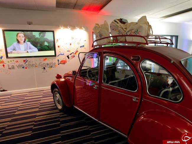 تصاویری از دفتر کار گوگل تصاویری از دفتر کار گوگل