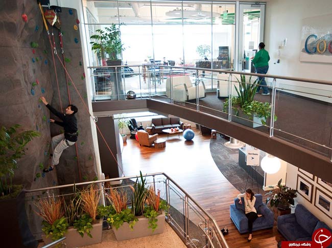 تصاویری از دفتر کار گوگل تصاویری از دفتر کار گوگل