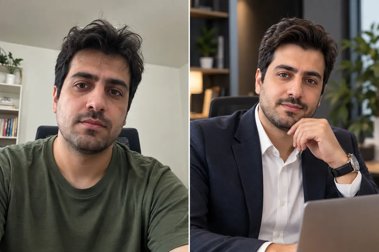 پرامپت عکس پروفایل حرفه ای