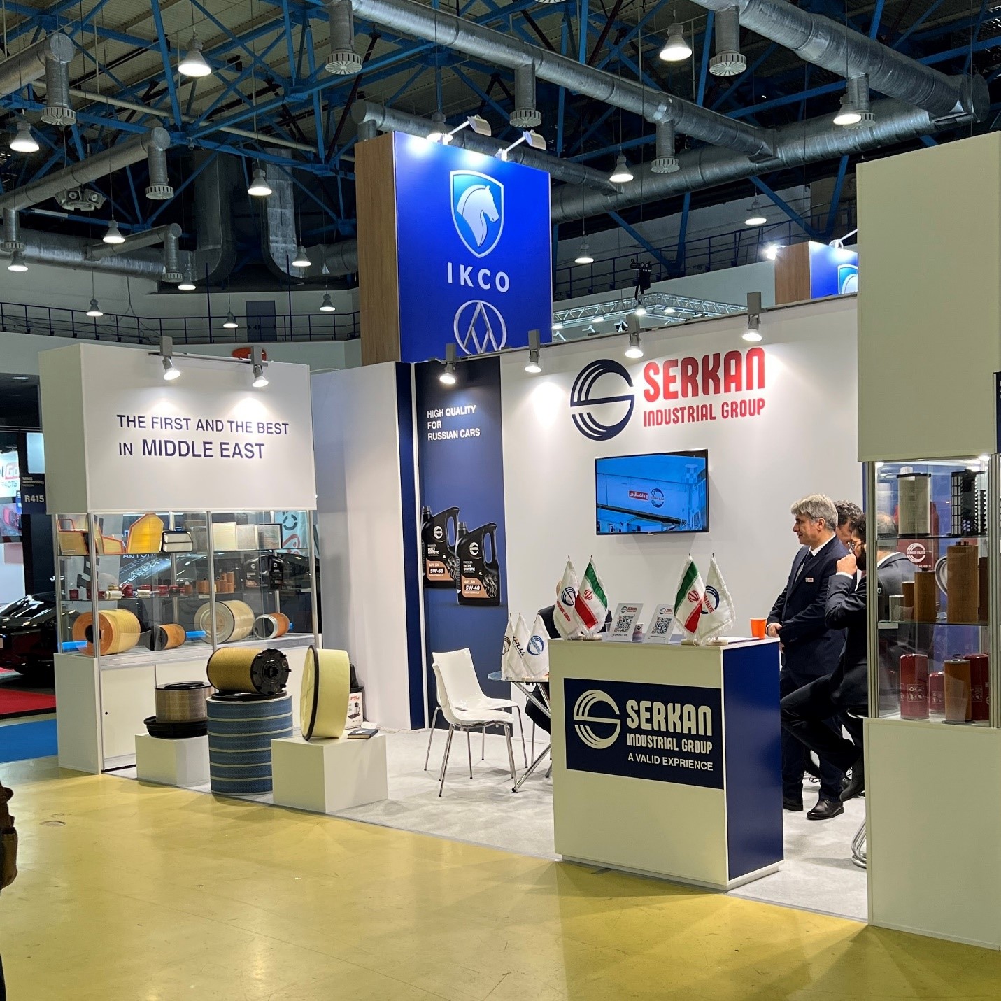 گروه صنعتی سرکان جذاب‌ترین نماینده ایران در روسیه